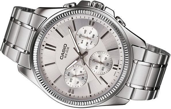 MTP-1375 Reloj Casio para Hombre Pulsera de Metal Análogo