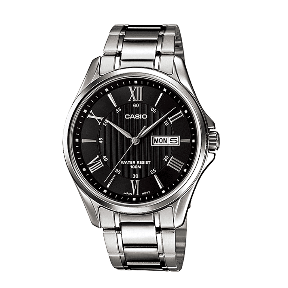 MTP-1384 Reloj Casio de caballero pulsera de metal