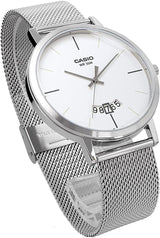 MTP-B100 Reloj Casio para Hombre Pulsera de Mesh Análogo