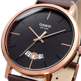 MTP-B100 Reloj Casio para Hombre Pulsera de Cuero Análogo