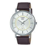 MTP-B120 Casio Reloj Análogo de Cuero para Hombre