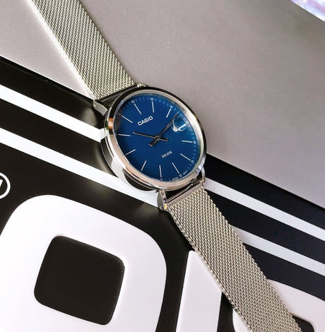 MTP-B120M Casio de hombre correa mesh