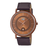 MTP-B120 Casio Reloj Análogo de Cuero para Hombre