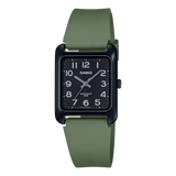 MTP-B175 Reloj Casio para caballero pulsera de caucho cuadrado