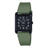 MTP-B175 Reloj Casio para caballero pulsera de caucho cuadrado
