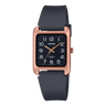 MTP-B175 Reloj Casio para caballero pulsera de caucho cuadrado