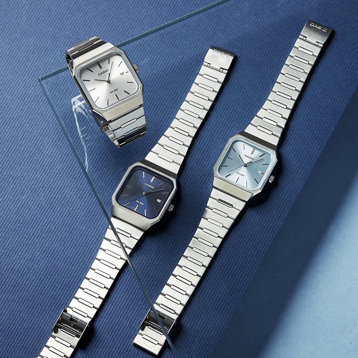 MTP-B185 Reloj Casio de hombre pulsera de metal