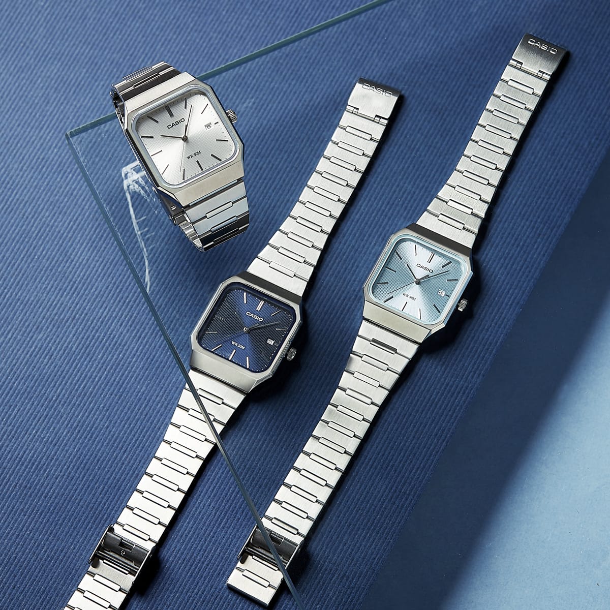MTP-B185 Reloj Casio de hombre pulsera de metal
