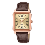 MTP-B190 Reloj Casio de hombre pulsera de cuero 41 mm