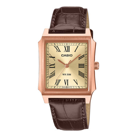MTP-B190 Reloj Casio de hombre pulsera de cuero 41 mm