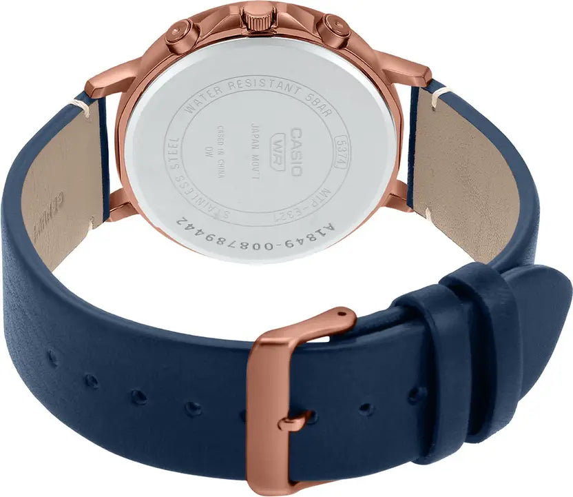 MTP-E321 Reloj Casio de hombre pulsera de cuero