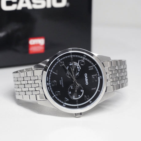 MTP-E340D Reloj Casio para Caballero pulsera de Metal Análogo