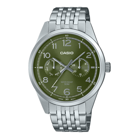 MTP-E340D Reloj Casio para Caballero pulsera de Metal Análogo