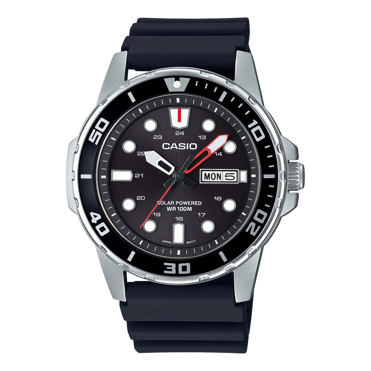 MTP-S110 Reloj Casio de hombre pulsera de resina 46 mm