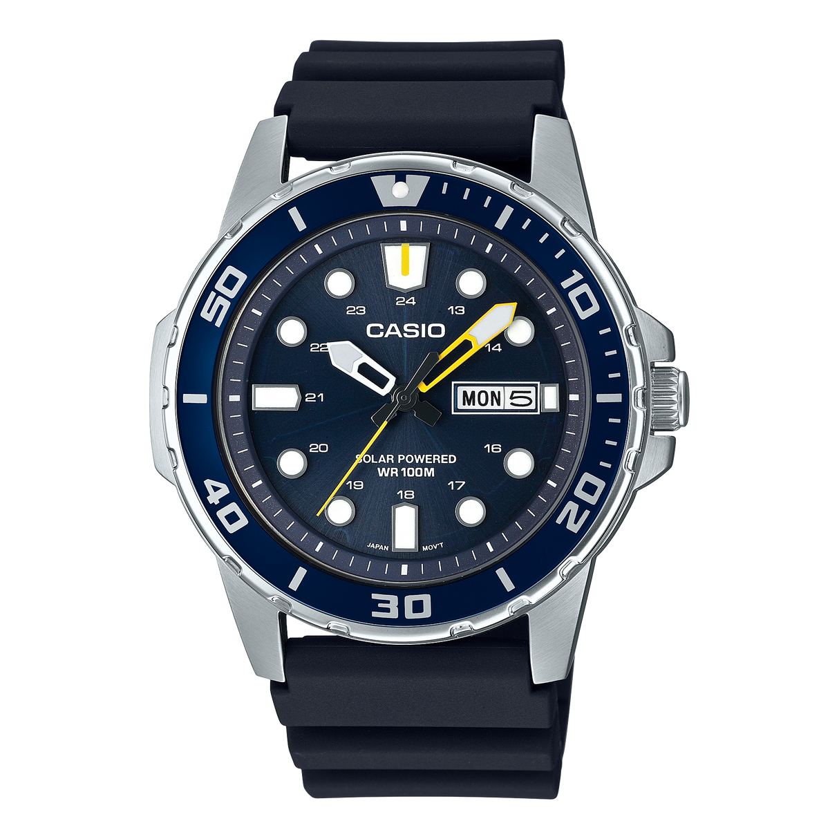 MTP-S110 Reloj Casio de hombre pulsera de resina 46 mm