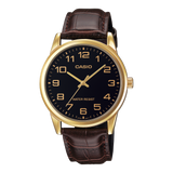 MTP-V001 Reloj Casio para Caballero Pulsera de Cuero Análogo