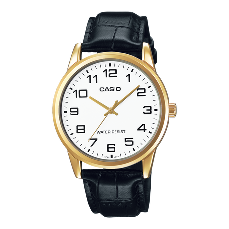 MTP-V001 Reloj Casio para Caballero Pulsera de Cuero Análogo