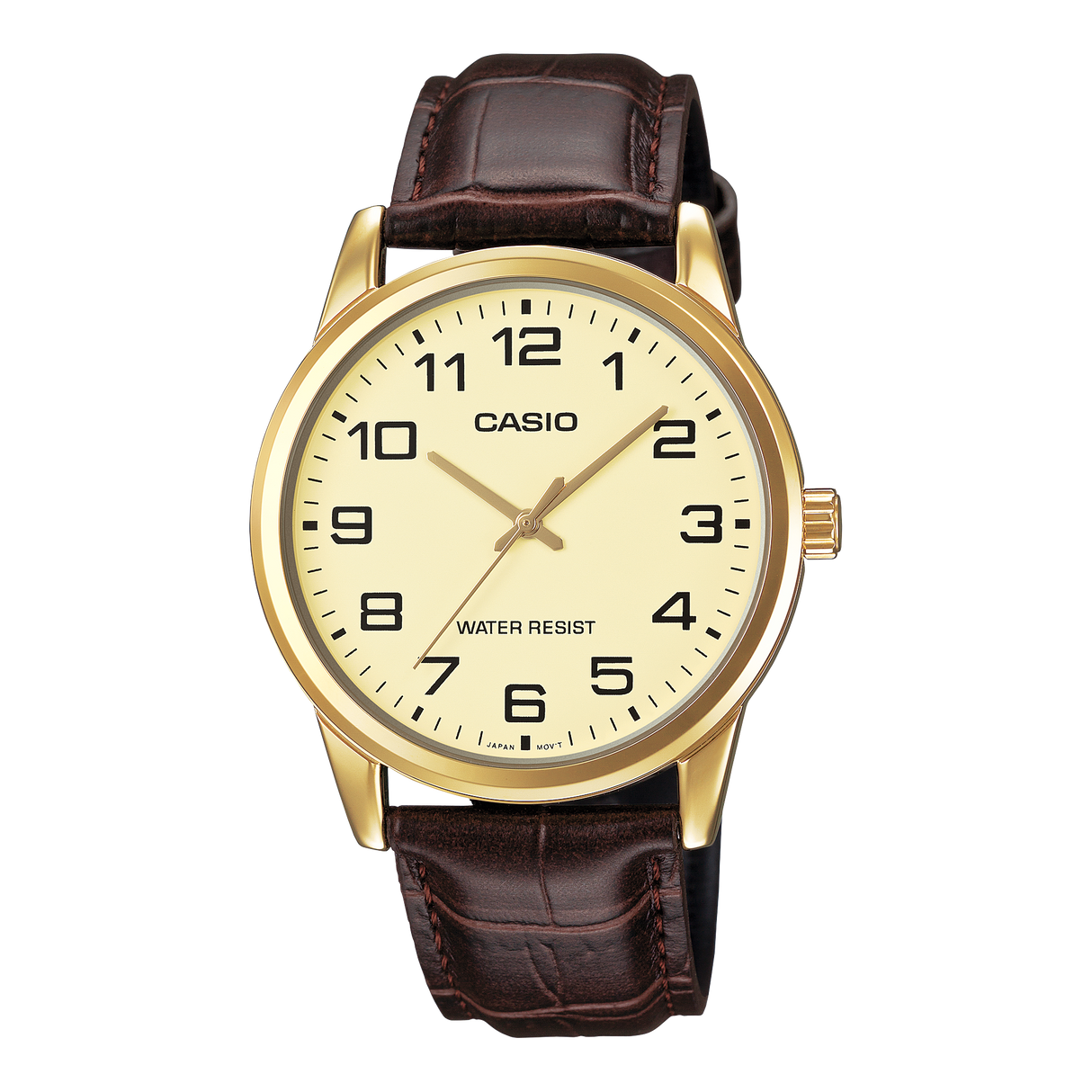 MTP-V001 Reloj Casio para Caballero Pulsera de Cuero Análogo