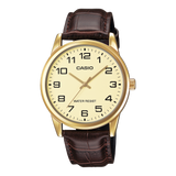 MTP-V001 Reloj Casio para Caballero Pulsera de Cuero Análogo