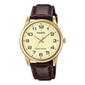 MTP-V001 Reloj Casio para Caballero Pulsera de Cuero Análogo