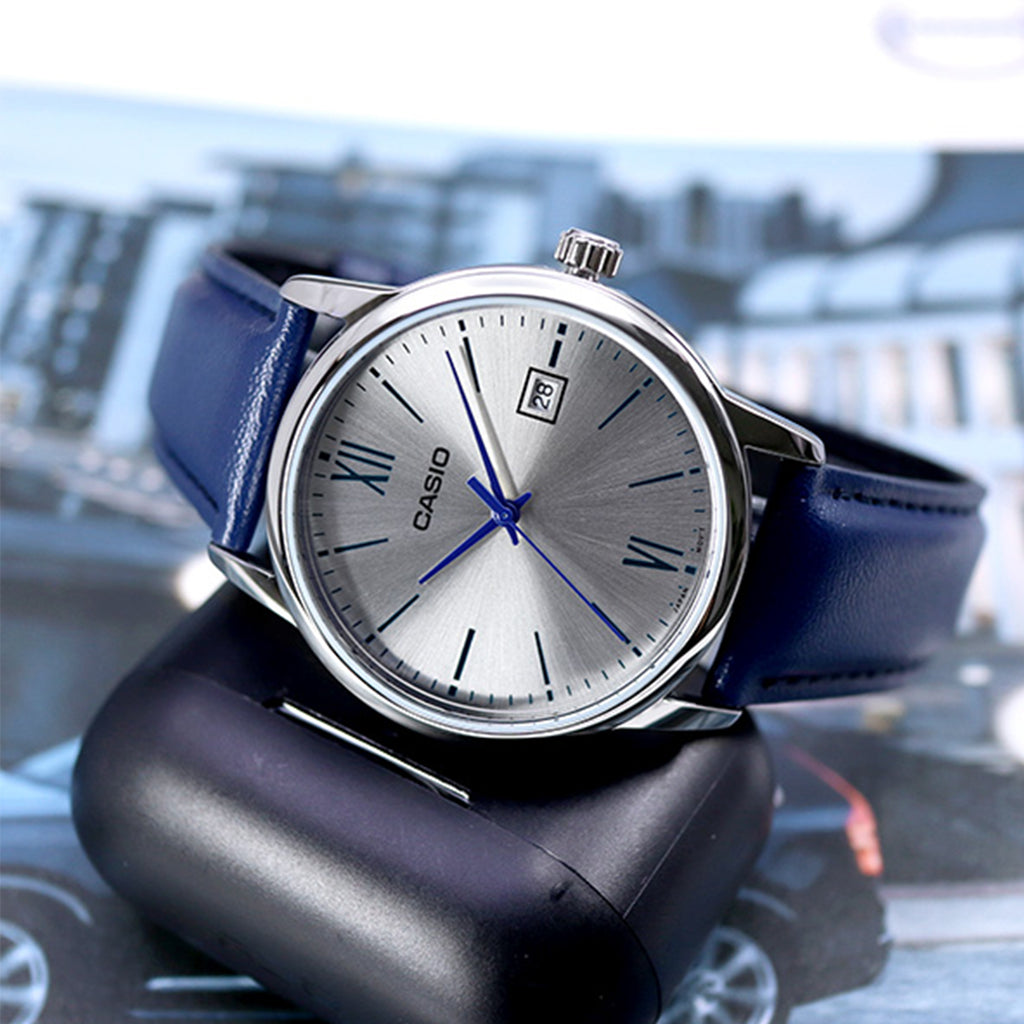 MTP-V002 Reloj Casio para Caballero Pulsera de Piel Análogo