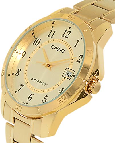 MTP-V004 Reloj Casio para Caballero Banda de Metal Análogo