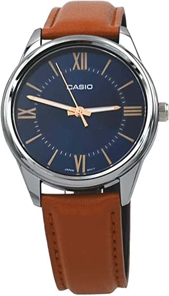 MTP-V005 Reloj Casio para Hombre Pulsera de Cuero Análogo