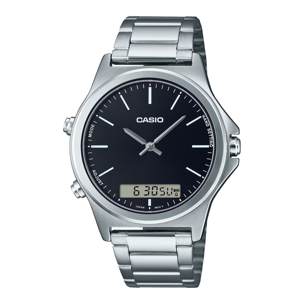 MTP-VC01 Reloj Casio para Hombre Pulsera de Metal Doble hora