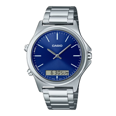 MTP-VC01 Reloj Casio para Hombre Pulsera de Metal Doble hora