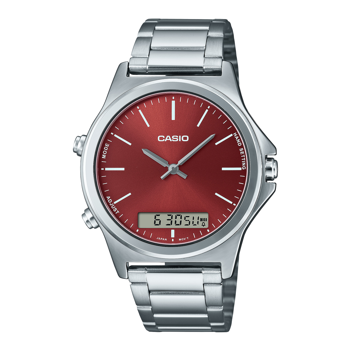 MTP-VC01 Reloj Casio para Hombre Pulsera de Metal Doble hora