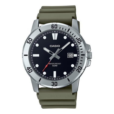 MTP-VD01-1EV Reloj Casio para Hombre Pulsera de Caucho Análogo