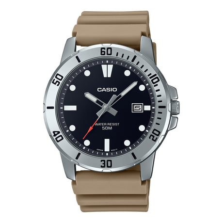 MTP-VD01-1EV Reloj Casio para Hombre Pulsera de Caucho Análogo