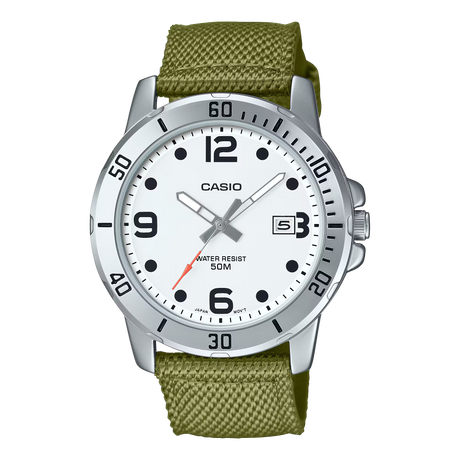 MTP-VD01C Reloj Casio de hombre correa de tela