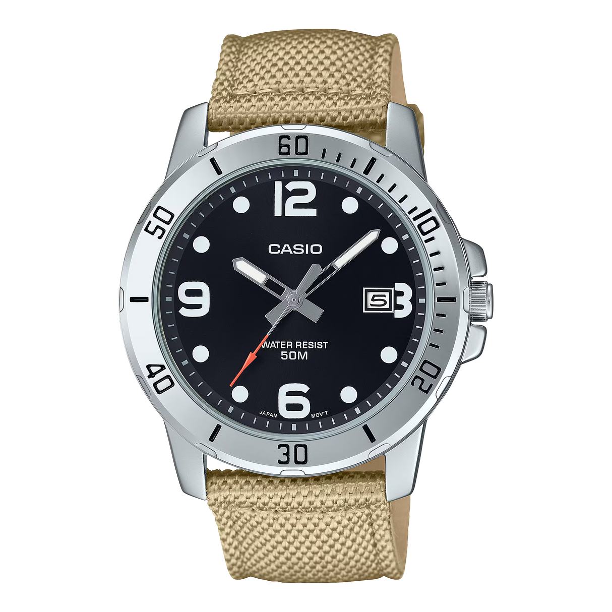 MTP-VD01C Reloj Casio de hombre correa de tela