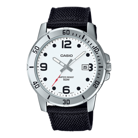 MTP-VD01C Reloj Casio de hombre correa de tela