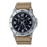 MTP-VD300 Casio Reloj Análogo de Caucho Color Rosado para Hombre