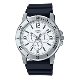 MTP-VD300 Casio Reloj Análogo de Caucho Color Rosado para Hombre