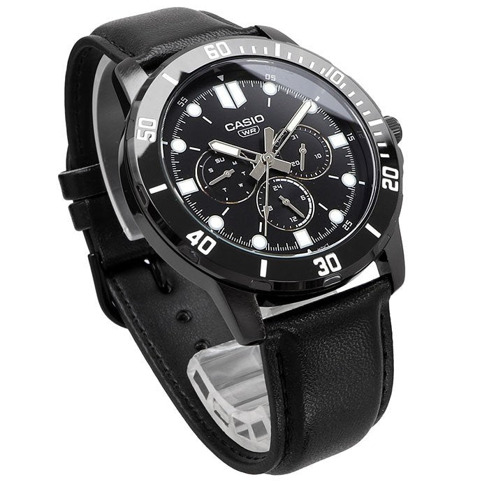 MTP-VD300 Reloj Casio para Hombre Pulsera de Cuero Análogo