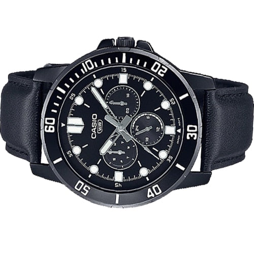 MTP-VD300 Reloj Casio para Hombre Pulsera de Cuero Análogo