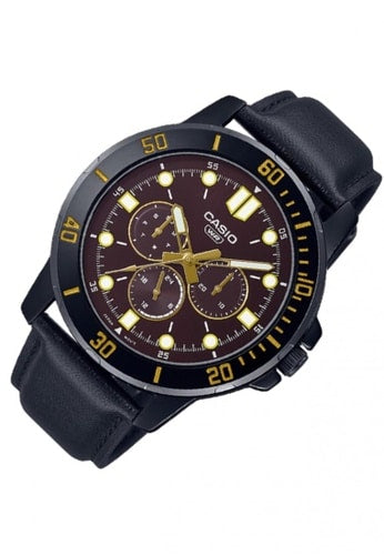 MTP-VD300 Reloj Casio para Hombre Pulsera de Cuero Análogo