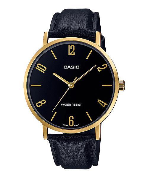 MTP-VT01 Reloj Casio para Caballero Pulsera de Cuero Análogo