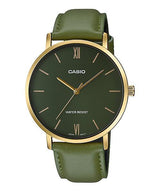 MTP-VT01 Reloj Casio para Caballero Pulsera de Cuero Análogo