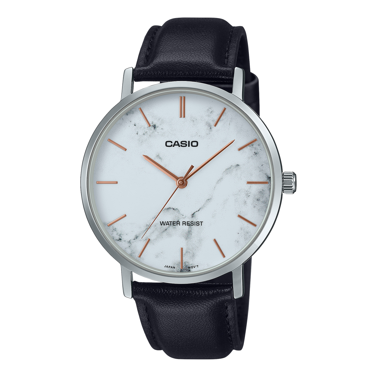 MTP-VT01 Reloj Casio para Caballero Pulsera de Cuero Análogo