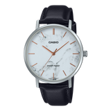 MTP-VT01 Reloj Casio para Caballero Pulsera de Cuero Análogo