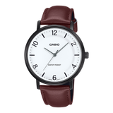 MTP-VT03 Reloj Casio para caballero pulsera de cuero