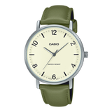 MTP-VT03 Reloj Casio para caballero pulsera de cuero