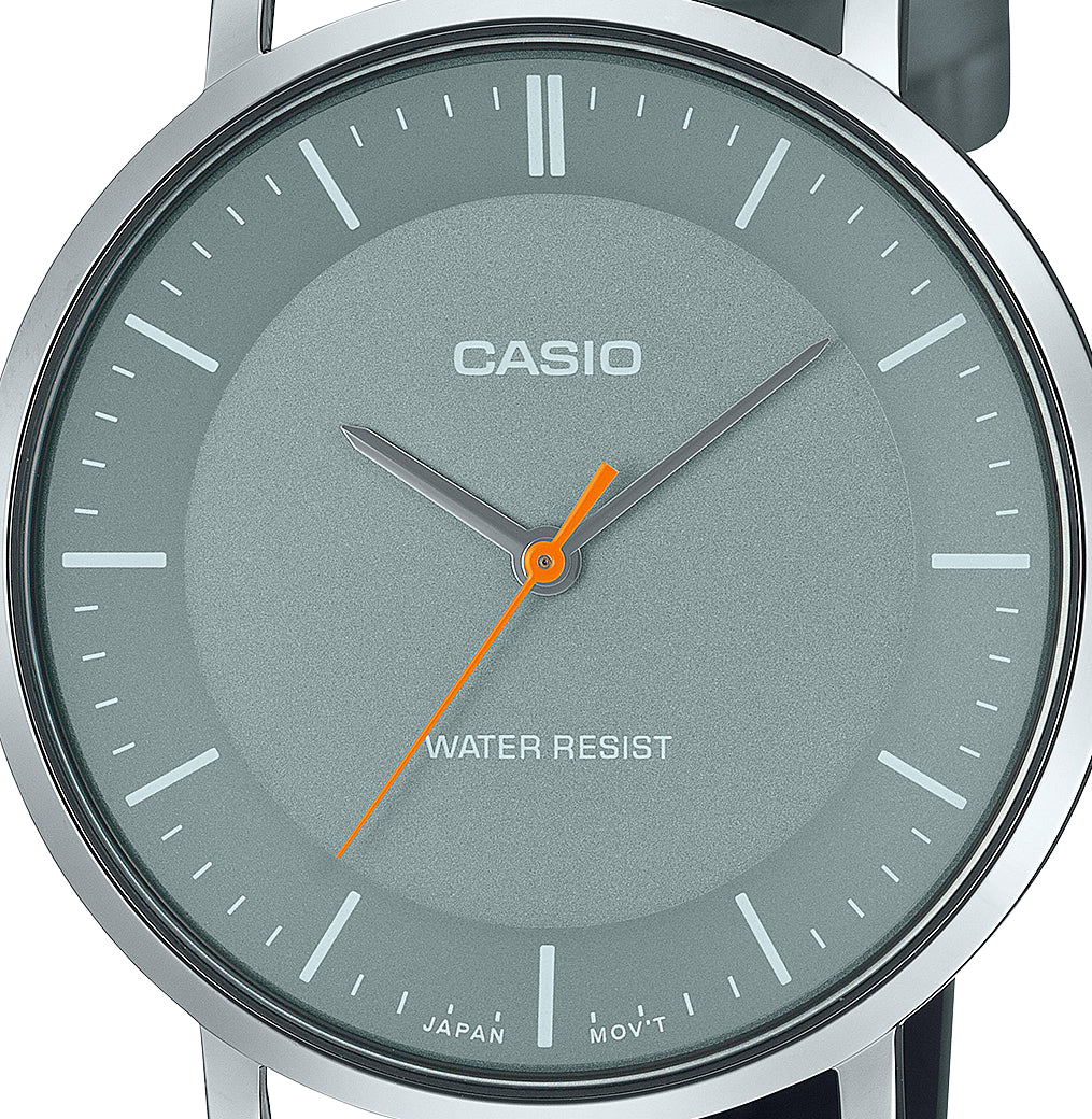 MTP-VT04L Reloj Casio para dama pulsera de cuero