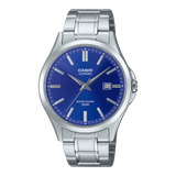 MTS-115D Reloj Casio de hombre correa de metal con cristal de zafiro