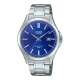 MTS-115D Reloj Casio de hombre correa de metal con cristal de zafiro