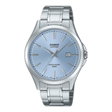 MTS-115D Reloj Casio de hombre correa de metal con cristal de zafiro